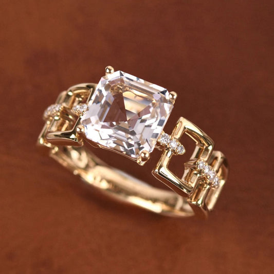 Women's Fashion Retro Wide Surface Hollow Ring